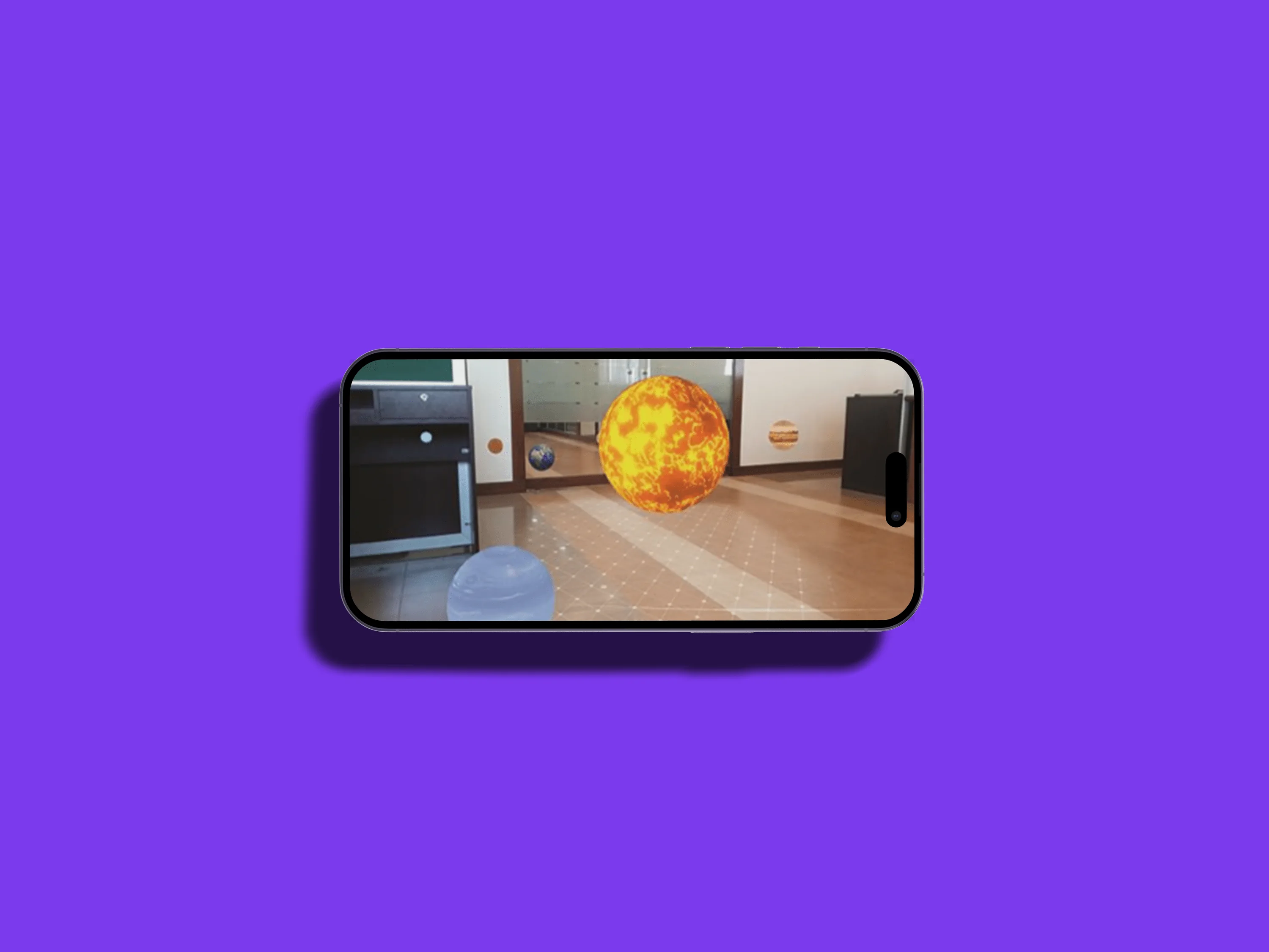 AR Solar System product interface across representative screens
